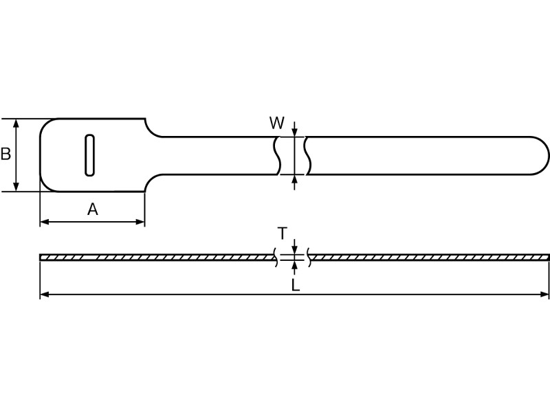 HellermannTyton Klettkabelbinder TEXTIE M (130-00021) 