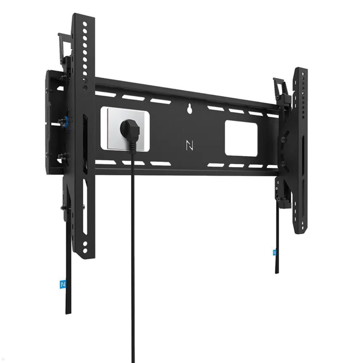 Neomounts Level WL35-750BL16 neigbarer Schwerlast TV Wandhalter 42 - 86 Zoll, 125 kg, Aussparung für Netzstecker