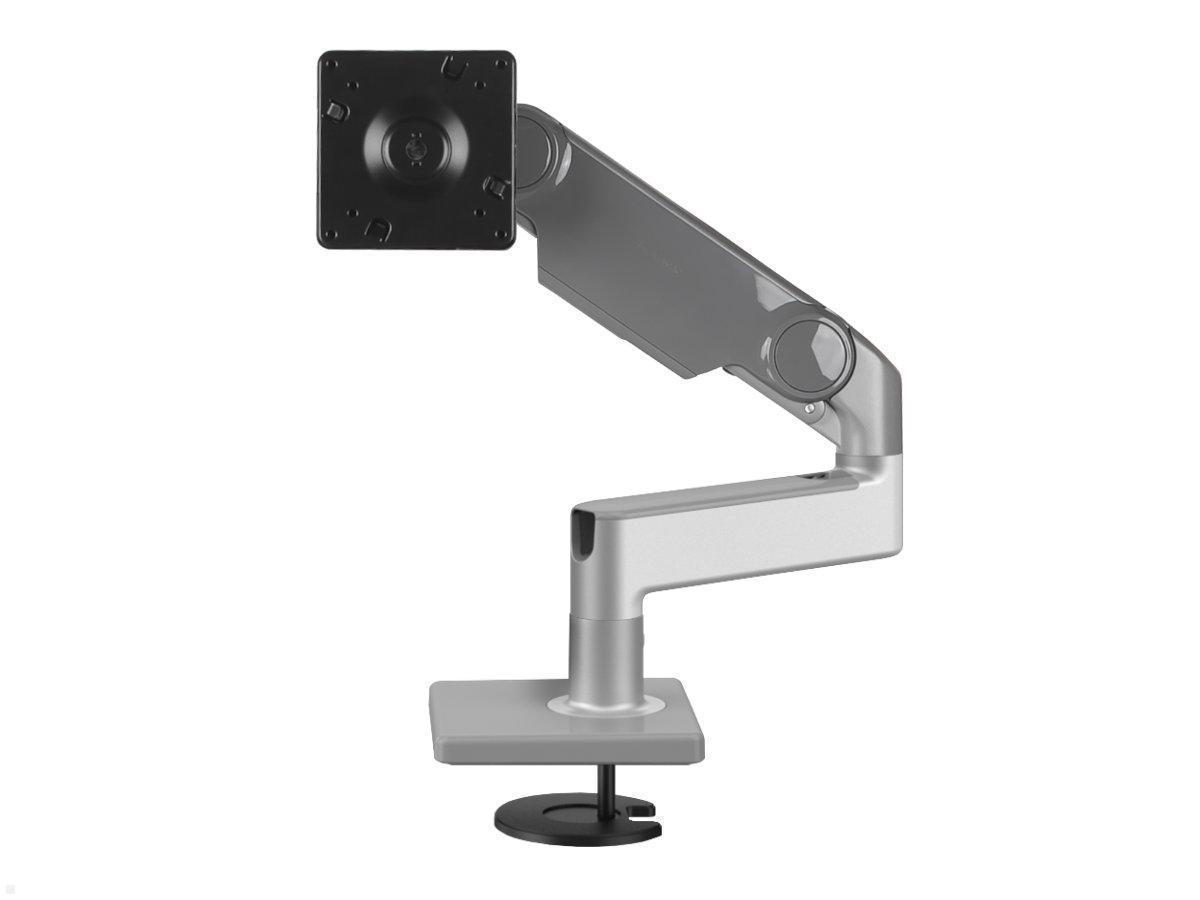 Humanscale M8.1 Monitor Tischhalterung Durchschraub, silber, gerade