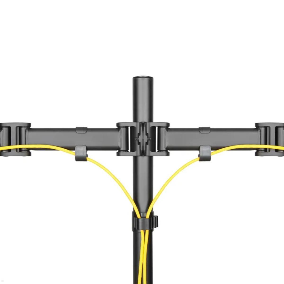 Neomounts Select NM-D135D Dual-Monitor Tischhalter, Kabelmanagement