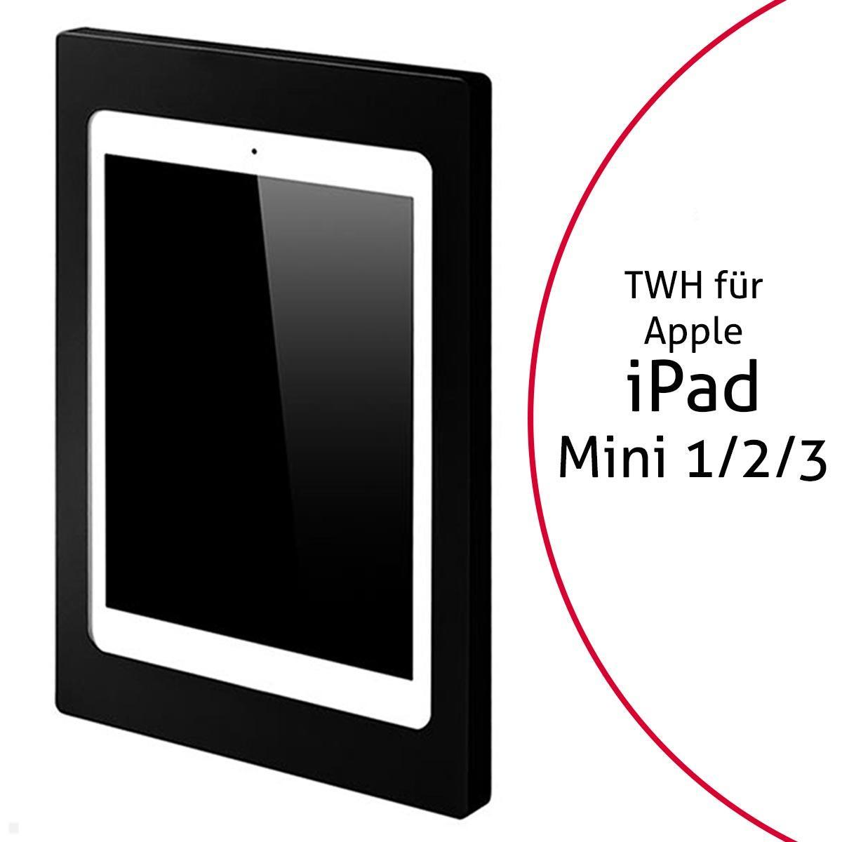 TabLines TWH047B Tablet Wandhalterung für Apple iPad Mini 1/2/3, schwarz