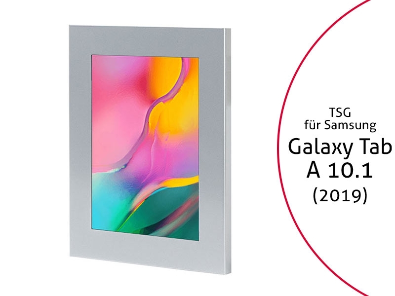 TabLines TSG065S Tablet Schutzgehäuse für Samsung Galaxy Tab A 10.1 (2019), silber