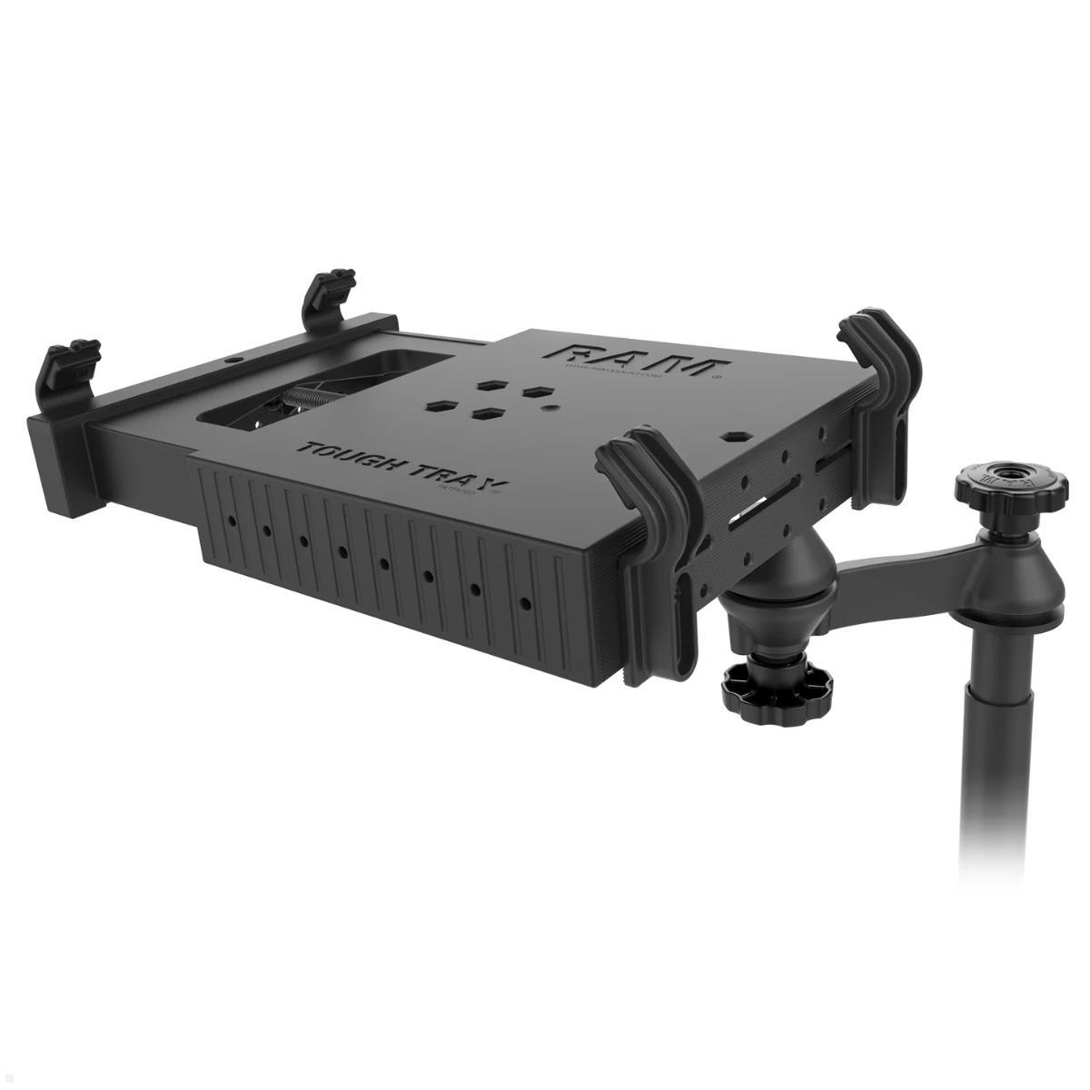 RAM Mounts Laptop Halter für Fahrzeug schwenkbar (RAM-VB-195-SW1), schwarz Ablagefläche Notebook