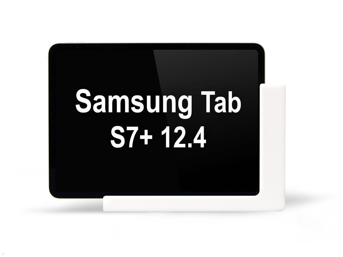 TabLines TWP008W Wandhalterung für Samsung Tab S7+ 12.4, weiss