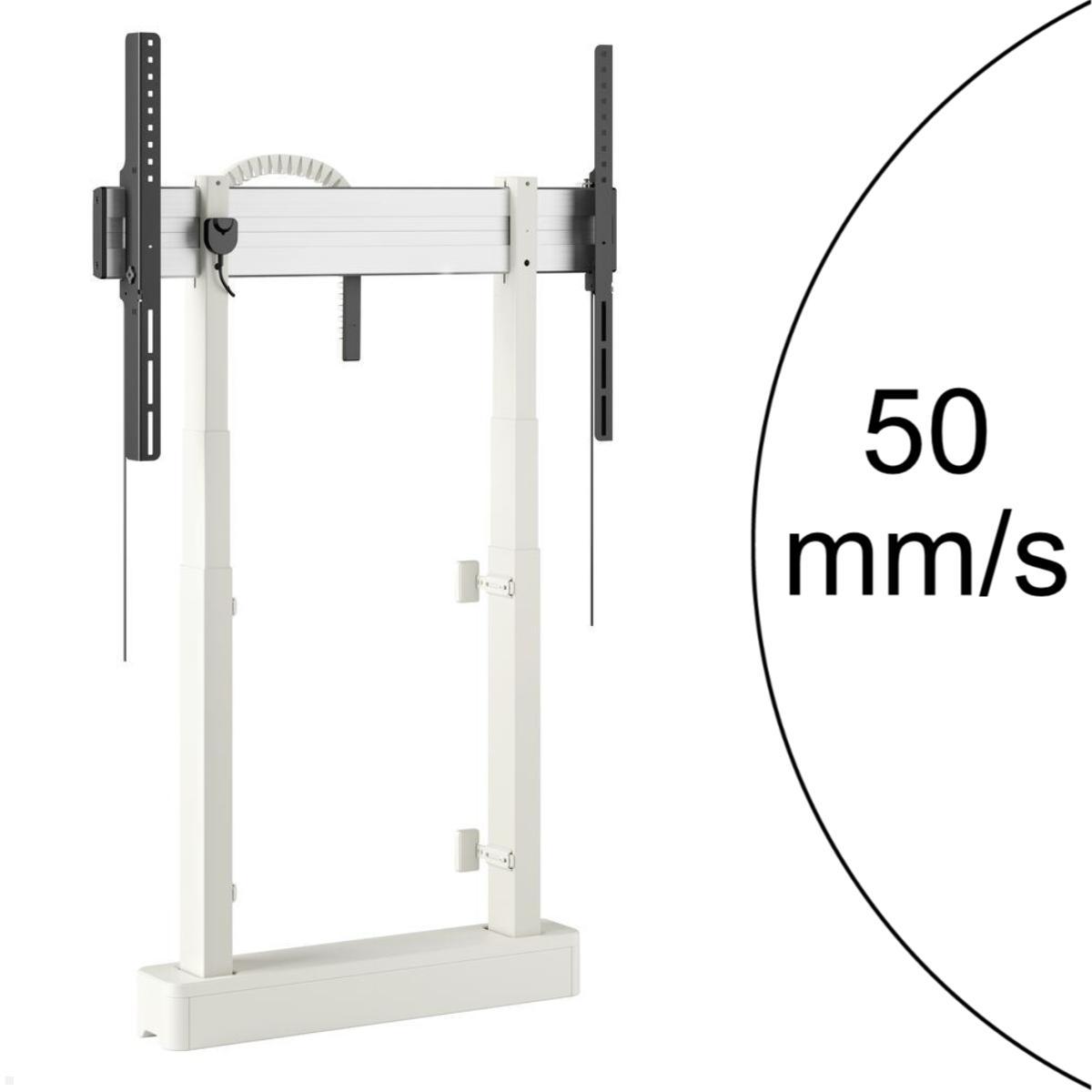 Vogels RISE 2005W elektrischer TV Boden-Wandhalter, 50 mm/s, weiß