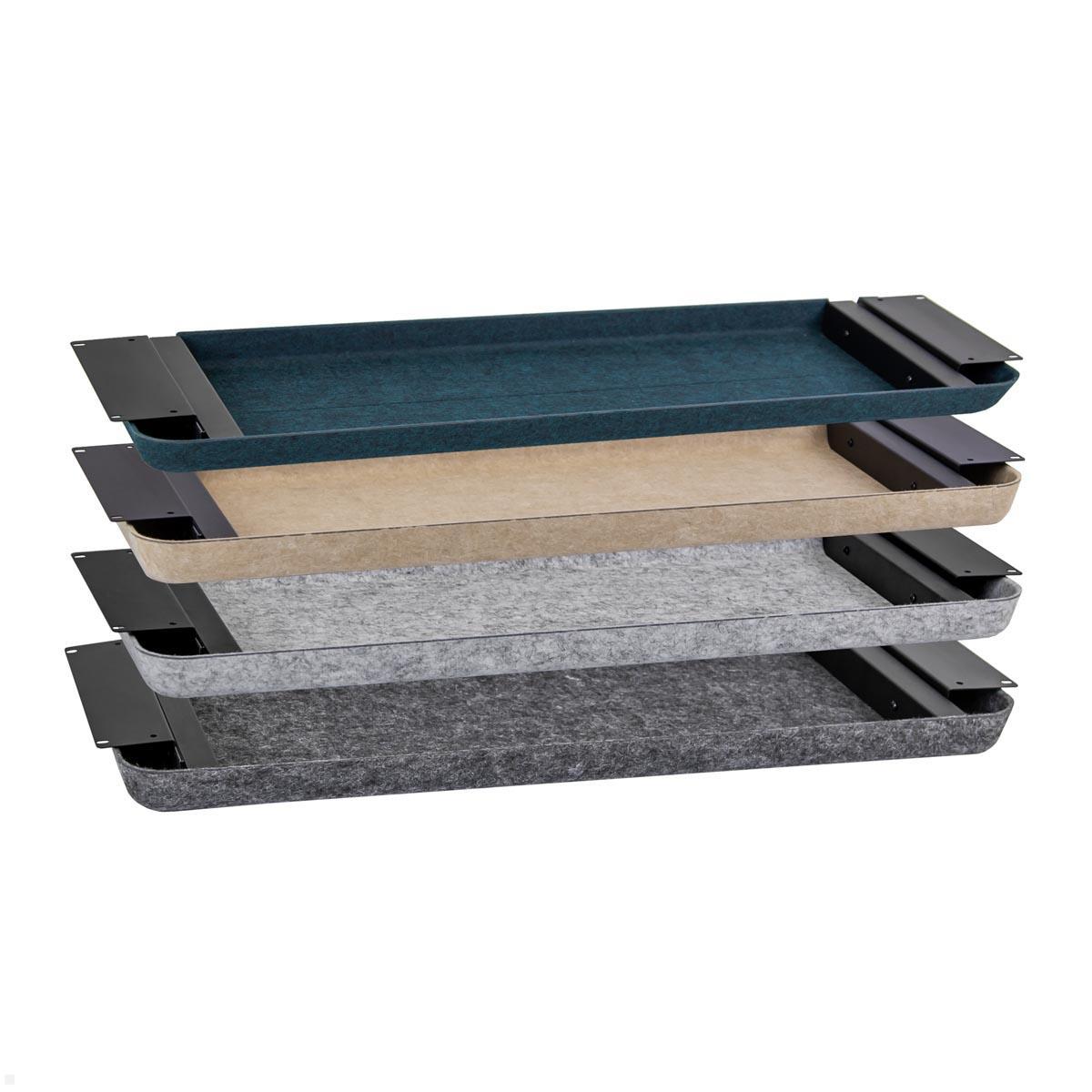 APTO FELT Drawer SLIM Filz Schreibtisch Unterbauschublade, grau Variationen