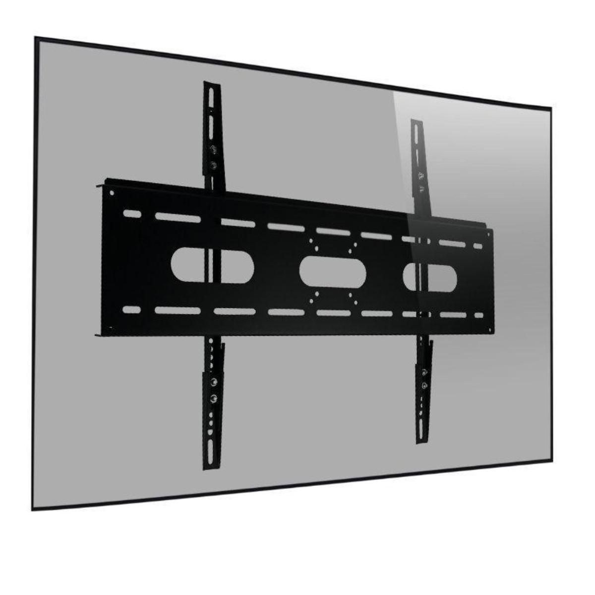 MonLines MWH033B flache Monitor Wandhalterung bis 120 Zoll, schwarz