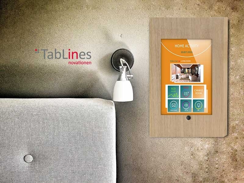 TabLines TSG055O Tablet Schutzgehäuse für Apple iPad 9.7 (2018), HB, SmartHome