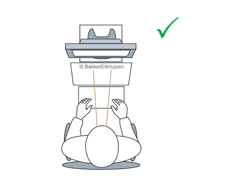 BakkerElkhuizen Q-doc 400 Aluminium Design Dokumentenhalter ergonomische Haltung