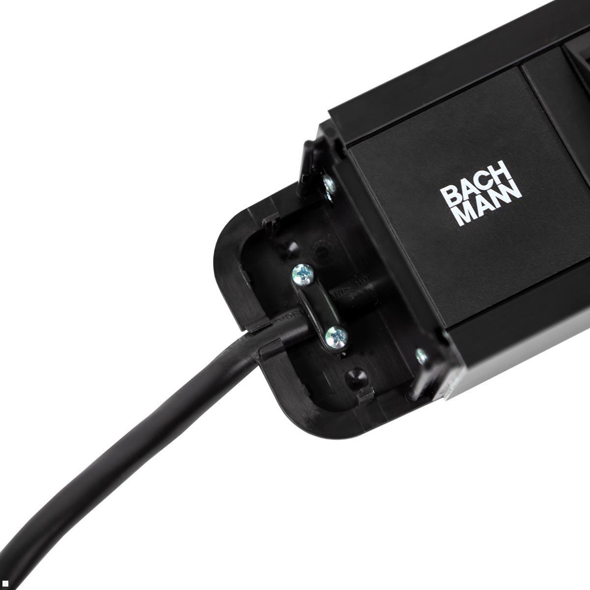 Bachmann PRIMO 2 3x Steckdose mit USB-A / USB-C Charger (350.008), anschraubbare Steckdosenleiste