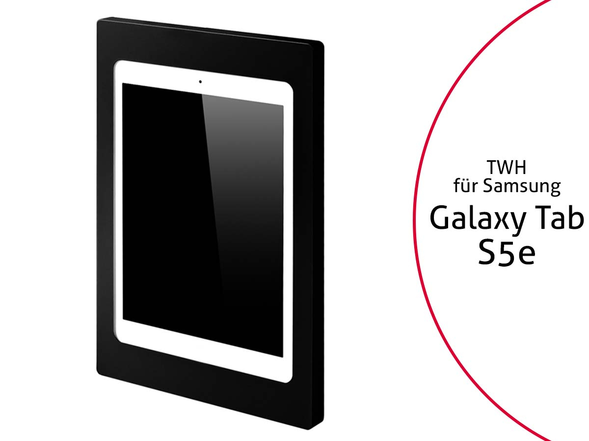 TabLines TWH027B Tablet Wandhalterung für Samsung Tab S5e, schwarz