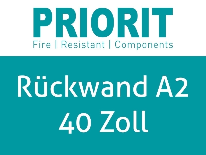 Priorit Rückwand für Monitor Brandschutzgehäuse A2 PRIODIS Basic 40Zoll