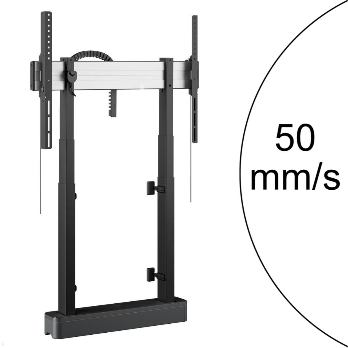 Vogels RISE 2005B elektrischer TV Boden-Wandhalter, 50 mm/s, schwarz