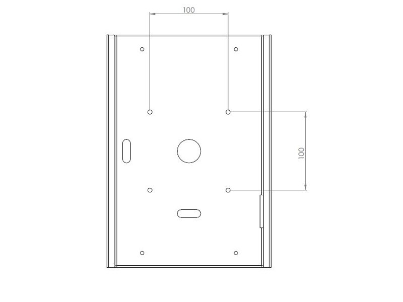 TabLines TSG001W Tablet Schutzgehäuse für Apple iPad 1, weiß VESA