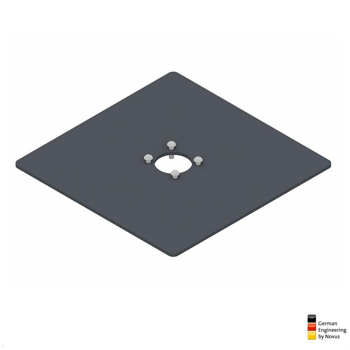 Novus Zubehör POS Standfuß-Platte 360x360 mm (795+1705+003), anthrazit