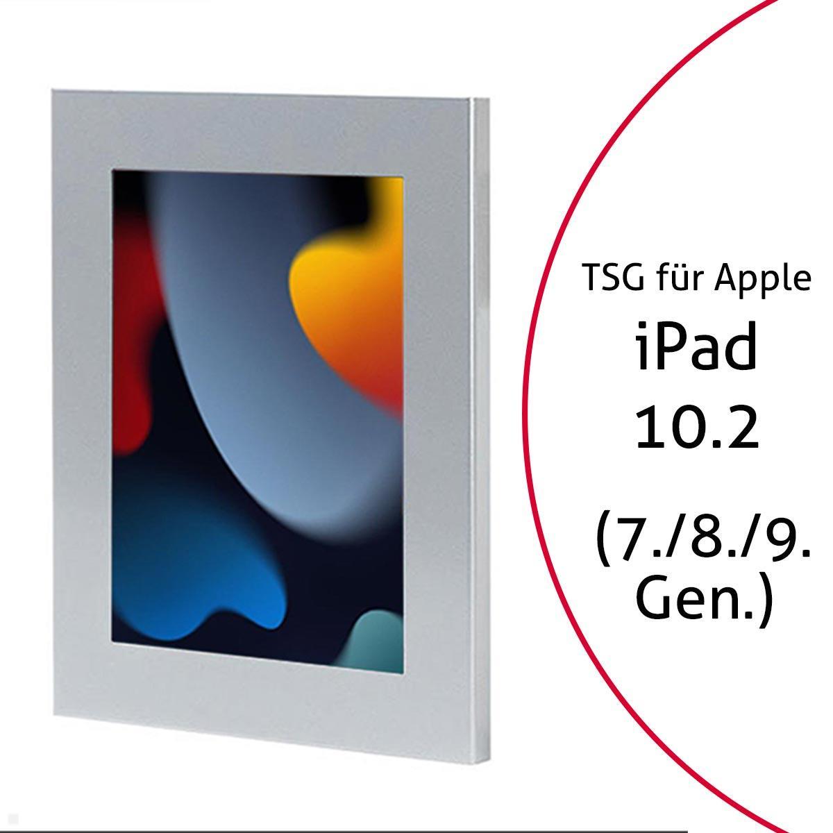 TabLines TSG069S Tablet Schutzgehäuse für Apple iPad 10.2 (7./8./9. Gen.), silber