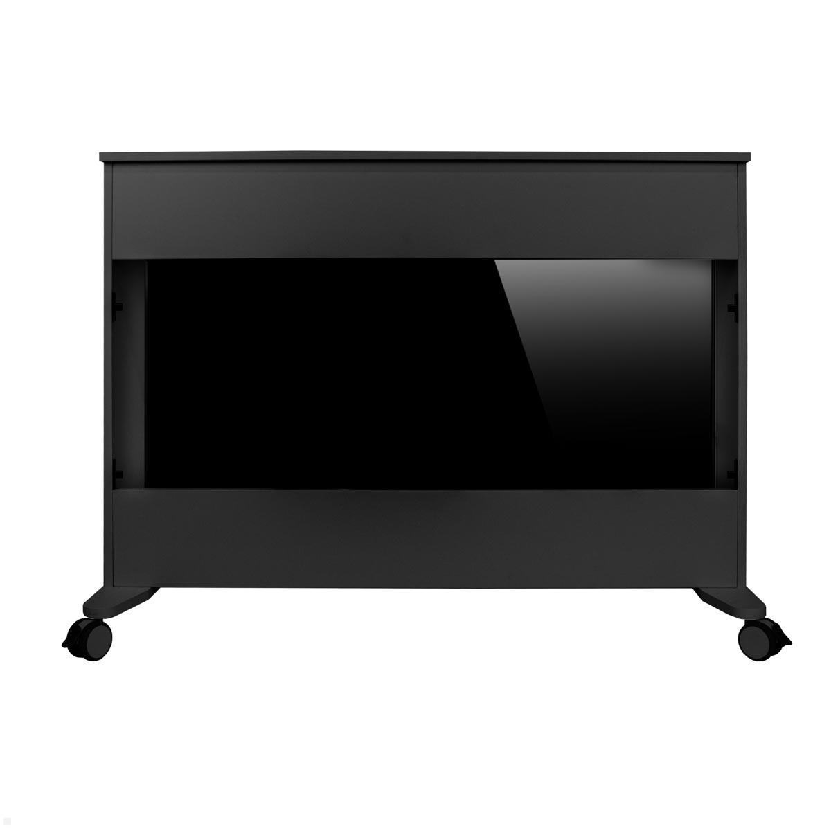 MonLines SIDEB65A mobiles TV Sideboard mit Lift bis 65 Zoll, anthrazit abnehmbare Frontplatte