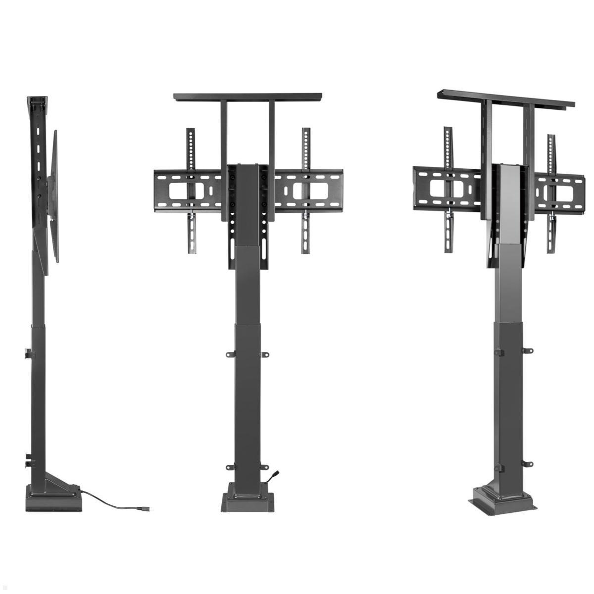 MonLines MLS032B Einbau TV Lift bis 80 Zoll, 1050 mm Hub, schwarz