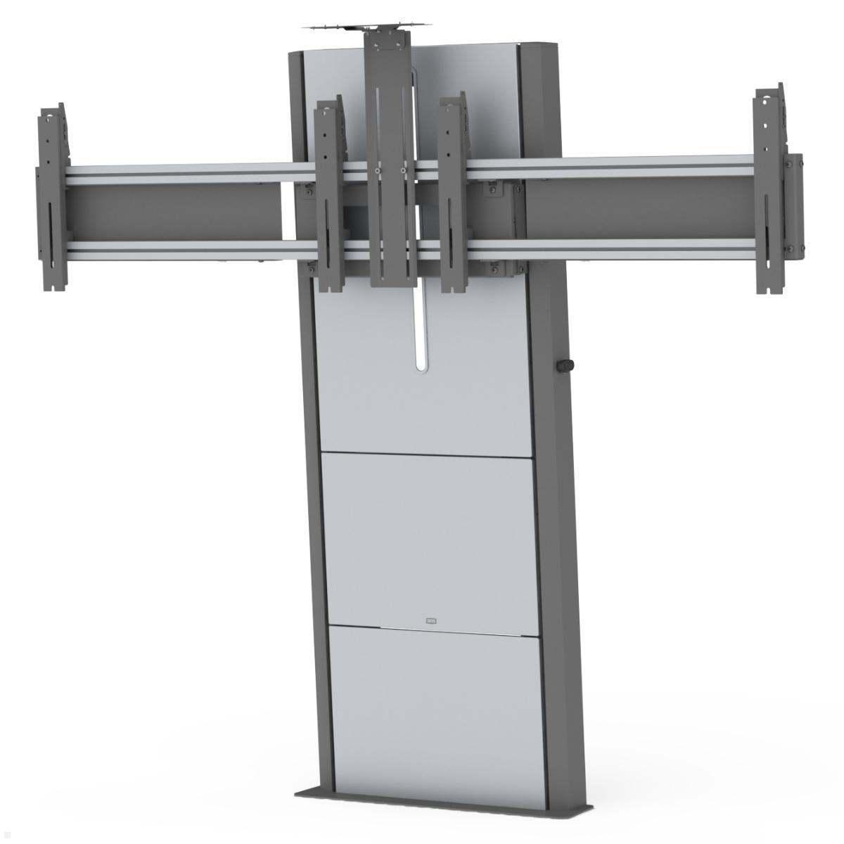 SMS Presence elektrische Dual Monitor Boden-Wandhalterung (C591U006-2C0), höhenverstellbar