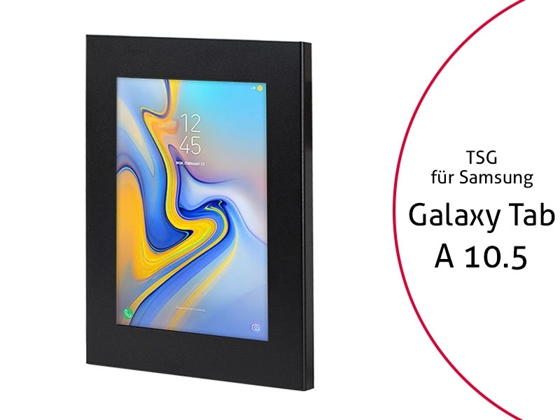 TabLines TSG057B Tablet Schutzgehäuse für Samsung Tab A 10.5, schwarz