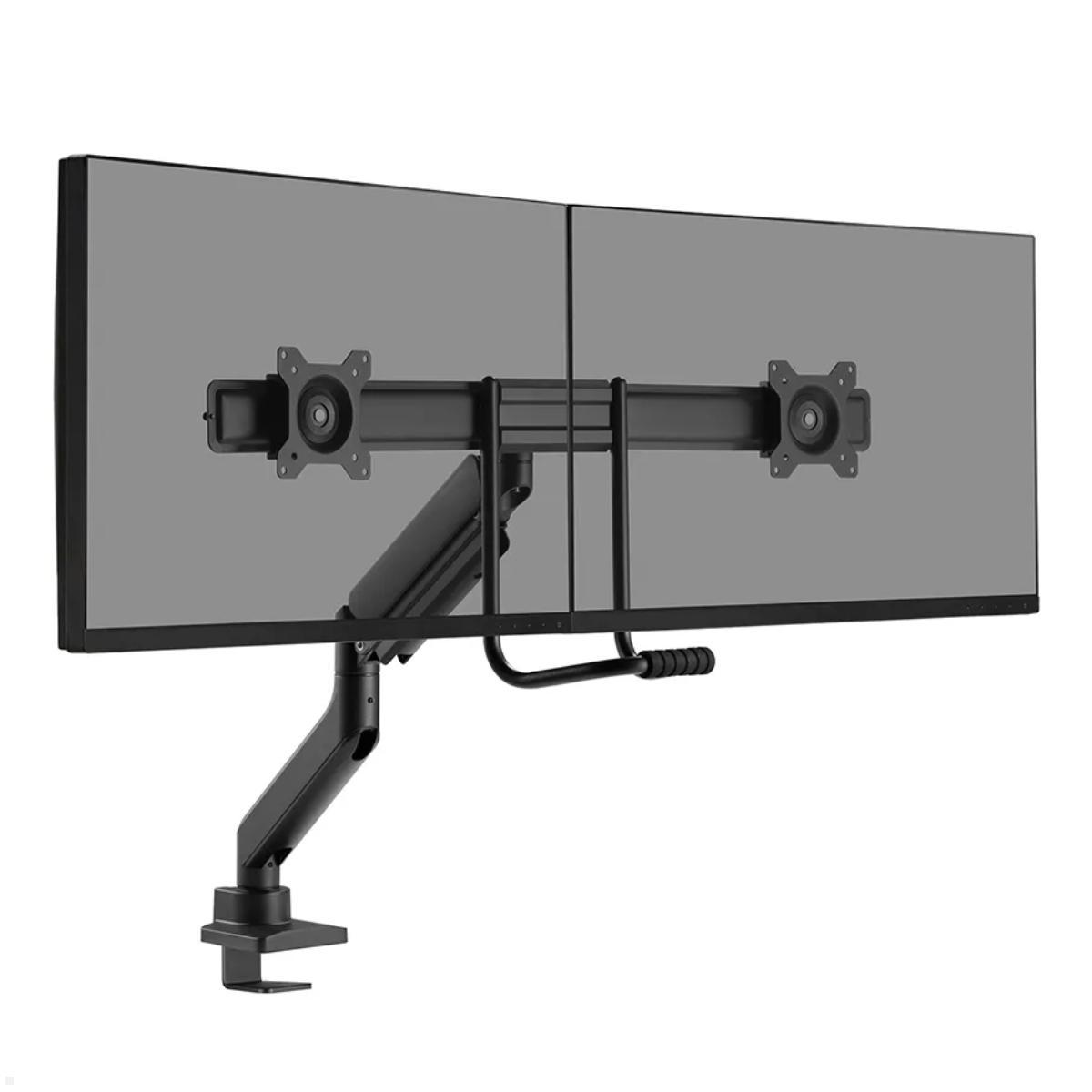 Neomounts DS75-450BL2 Monitorhalter für 2 Monitore nebeneinander bis 32 Zoll, schwarz neigbar