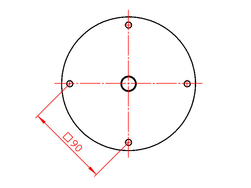 Novus 961+0949+000 TSS-Säule 2500 Decken-Bodenbefestigungsplatte