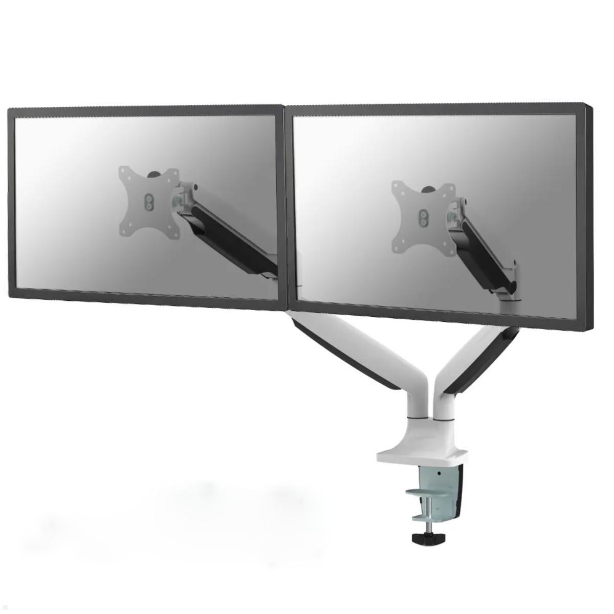 Neomounts Select NM-D750D Dual-Monitor Tischhalter höhenverstellbar bis 32 Zoll, weiß