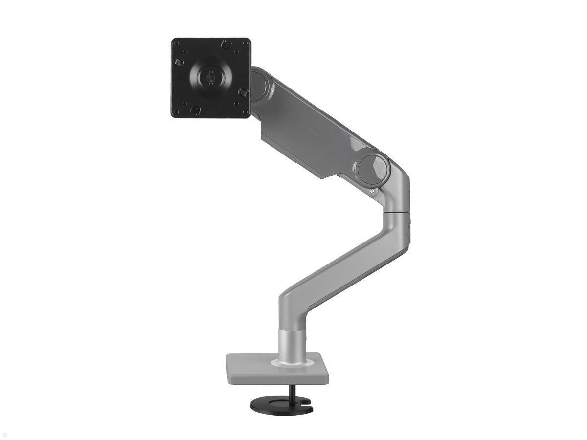 Humanscale M8.1 Monitor Tischhalter Durchschraub, silber, schräg