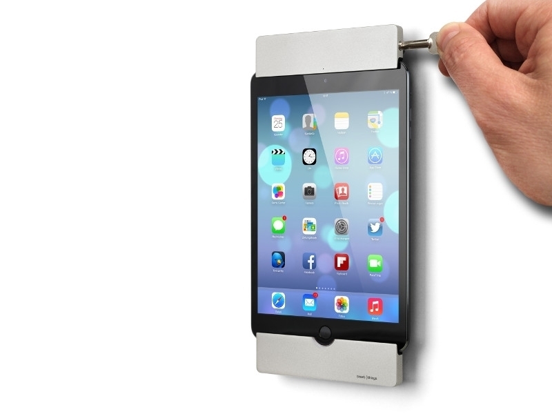 smart things sDock Mini iPad Wandhalterung silber diebstahlsicher