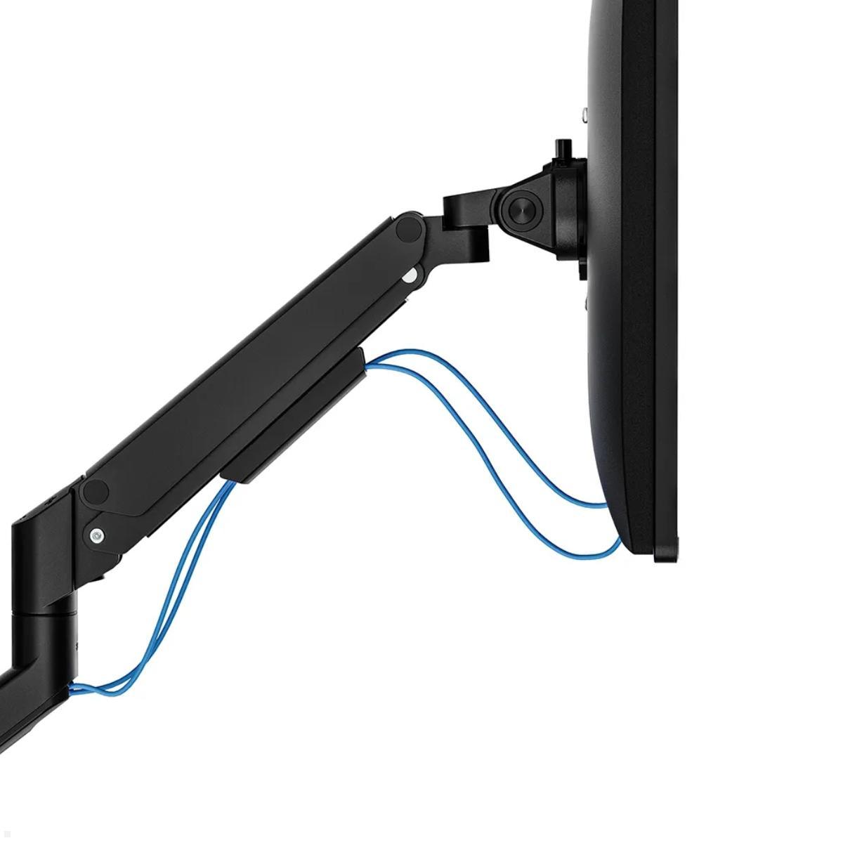 Neomounts DS70-250BL1 Monitor Tischhalterung 17-35 Zoll, schwarz inkl. Kabelmanagement