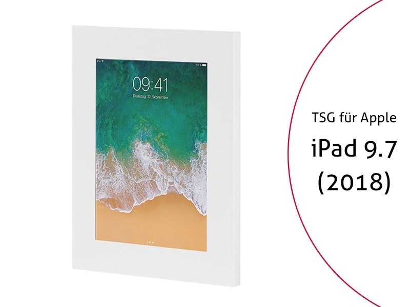 TabLines TSG054W Tablet Schutzgehäuse für Apple iPad 9.7 (2018), weiß