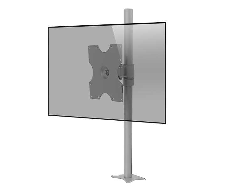 edbak MSV2S Monitorhalterung mit Tischklemme, silber