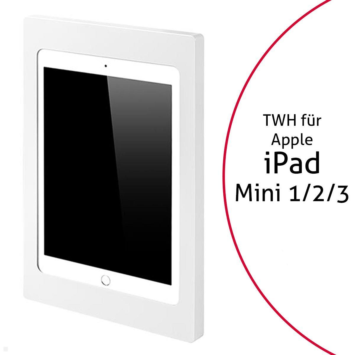 TabLines TWH047W Tablet Wandhalterung für Apple iPad Mini 1/2/3, weiß