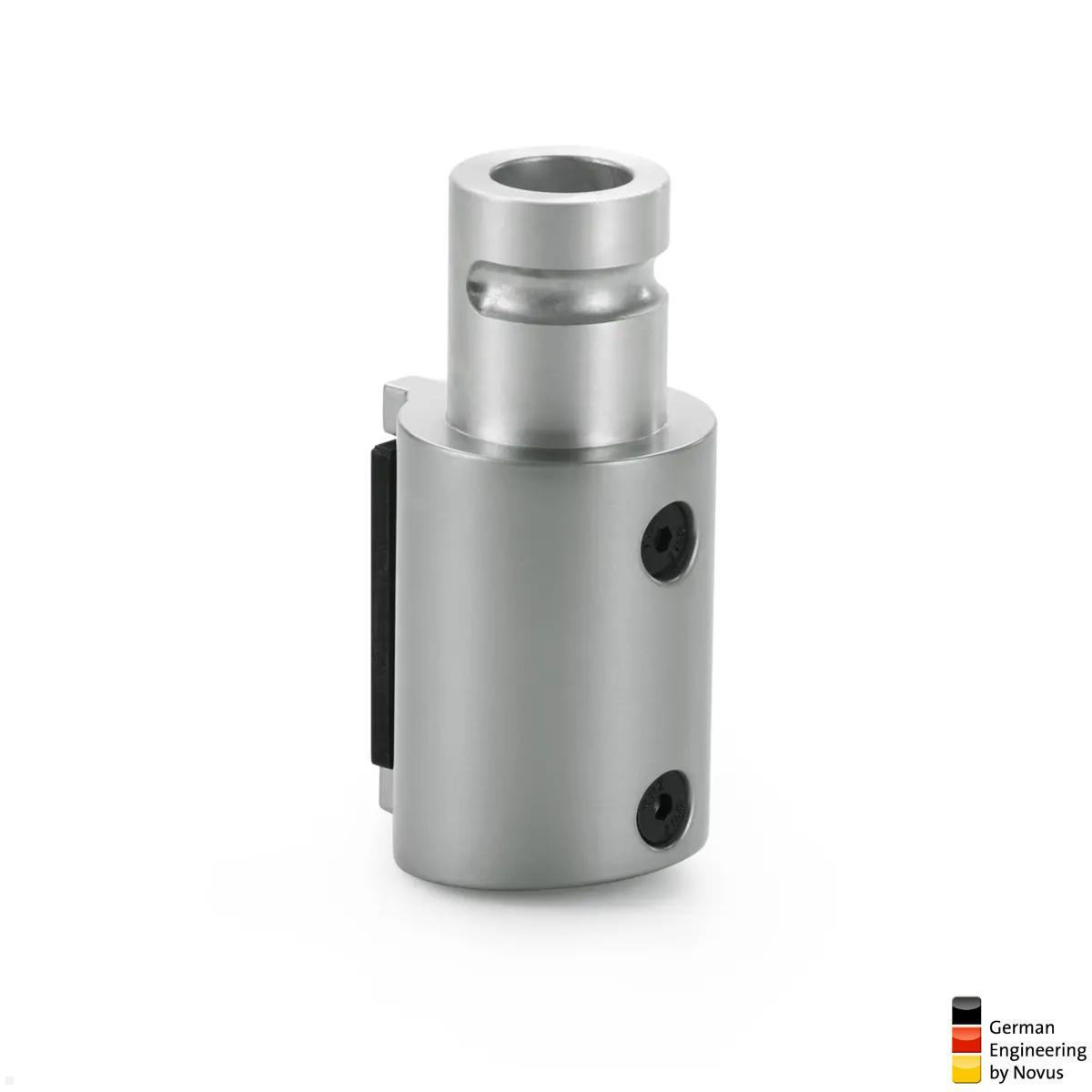 Novus Clu Plus Zubehör Säulenadapter für TSS / POS (899+0099+000), silber