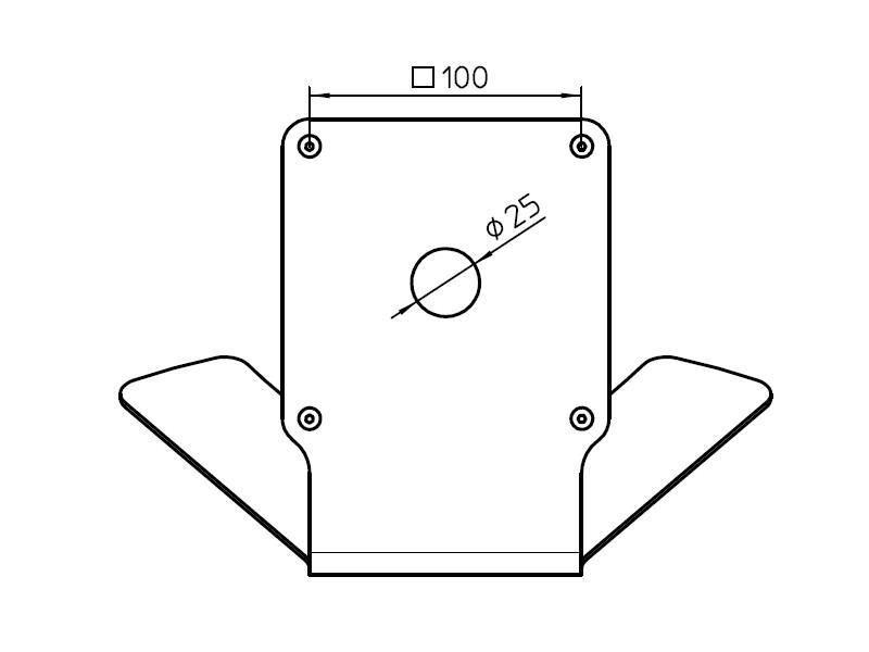 Novus POS TabletSafe Tischhalter front