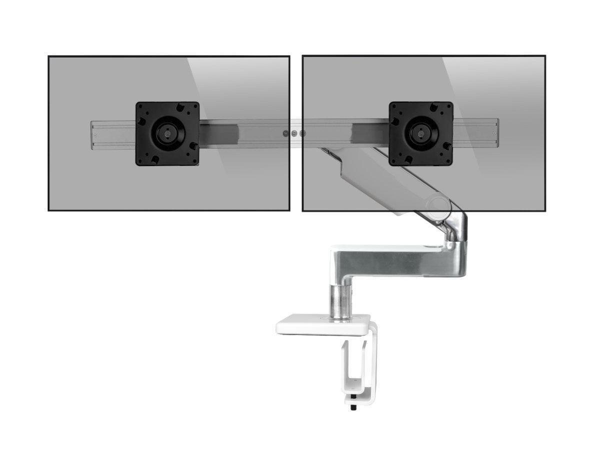 Humanscale M8.1 Dual Monitorhalter für USM Tische, weiß