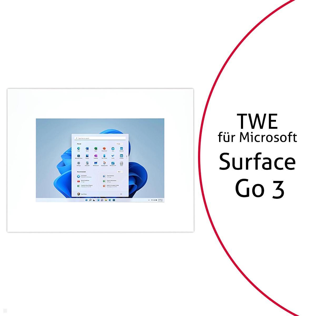 TabLines TWE099W Tablet Wandeinbau für Microsoft Surface Go 3, weiß