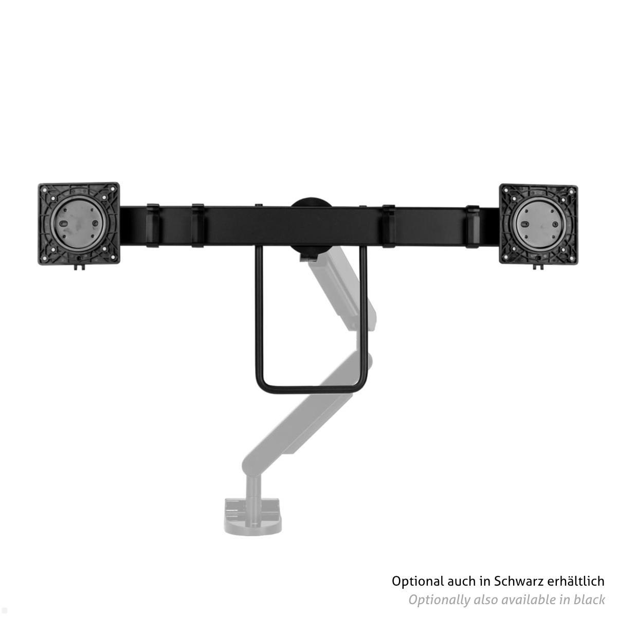 Bachmann Zubehör ZGX Dual Adapter für Monitorhalter ZG1, weiß (945.006), an Tragarm befestigt