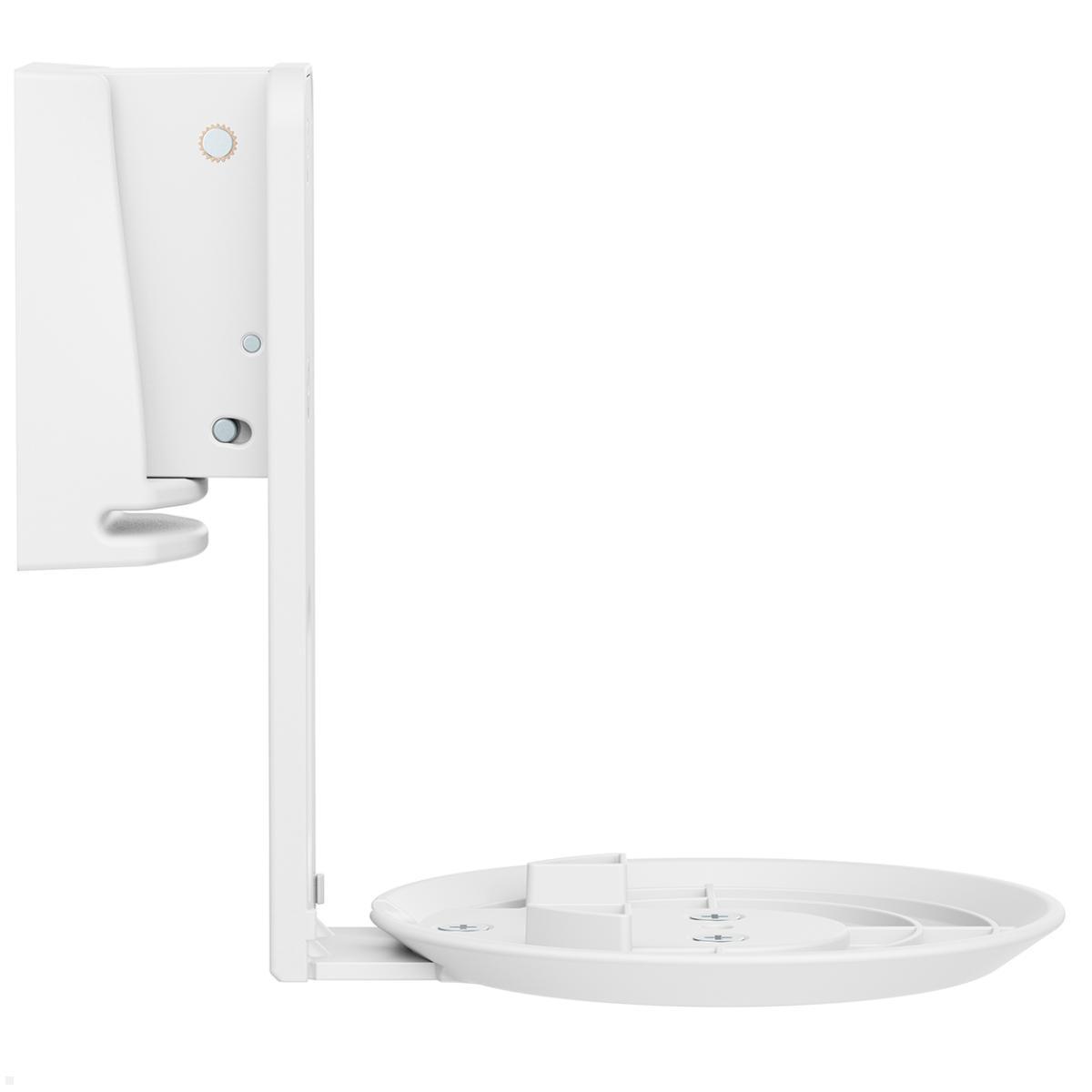 TecLines TLH001W 2x Lautsprecher Wandhalter für Sonos Era 100, weiß, Seitenansicht