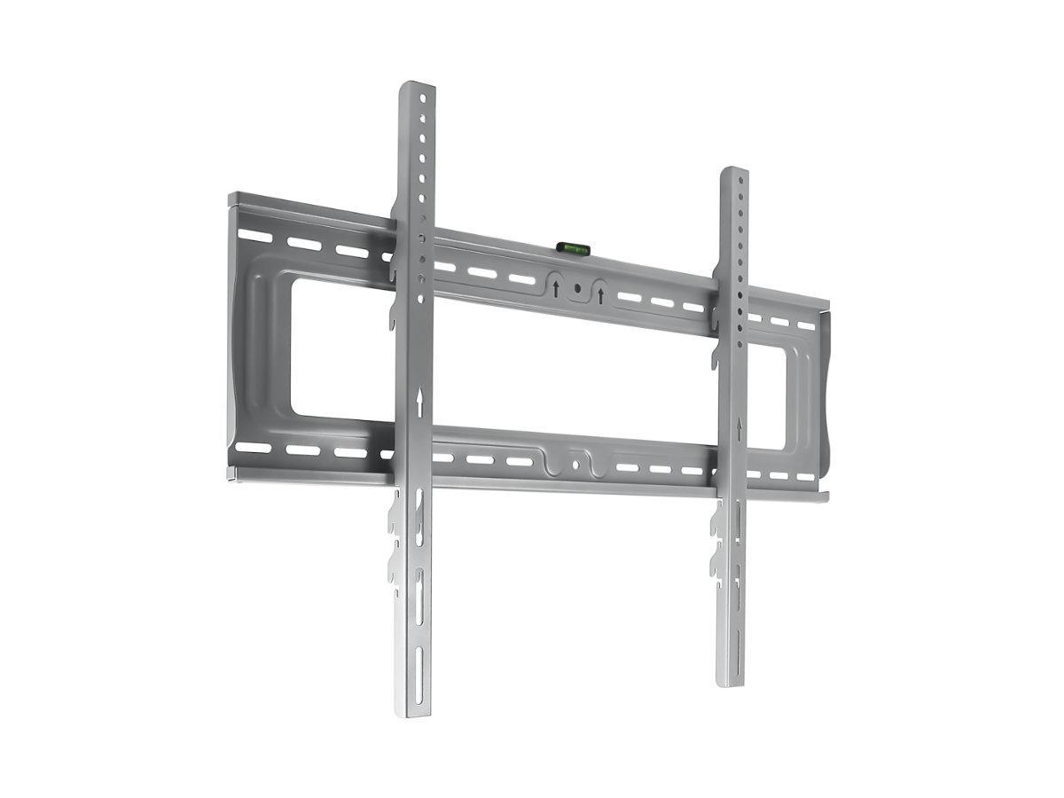 MonLines MWH013S flache TV Wandhalterung 42-90" abschließbar, silber mit Wasserwaage