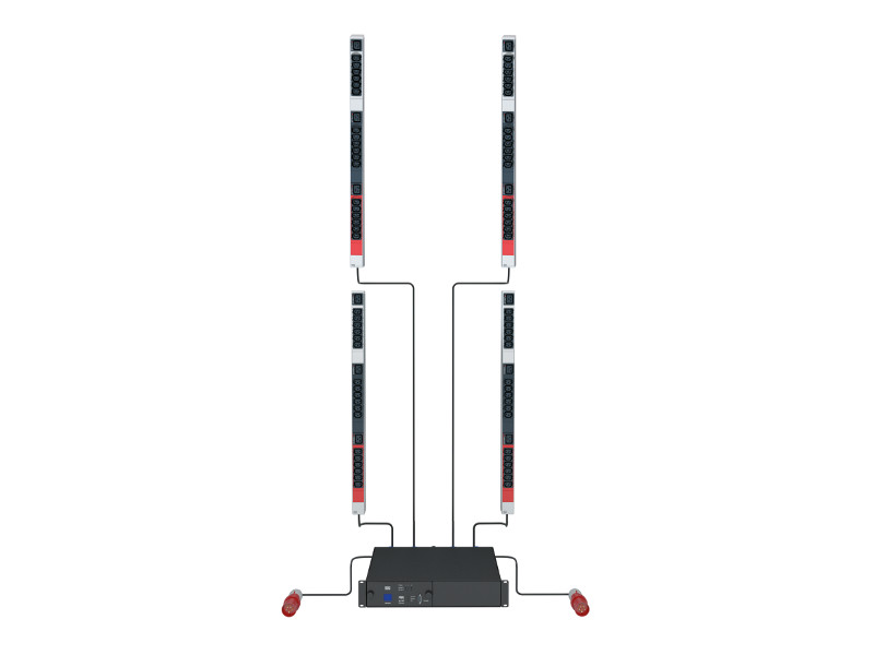 Bachmann IT PDU Steckdosenleiste 18xC13 3xC19 800.0104 Vertikalmontage