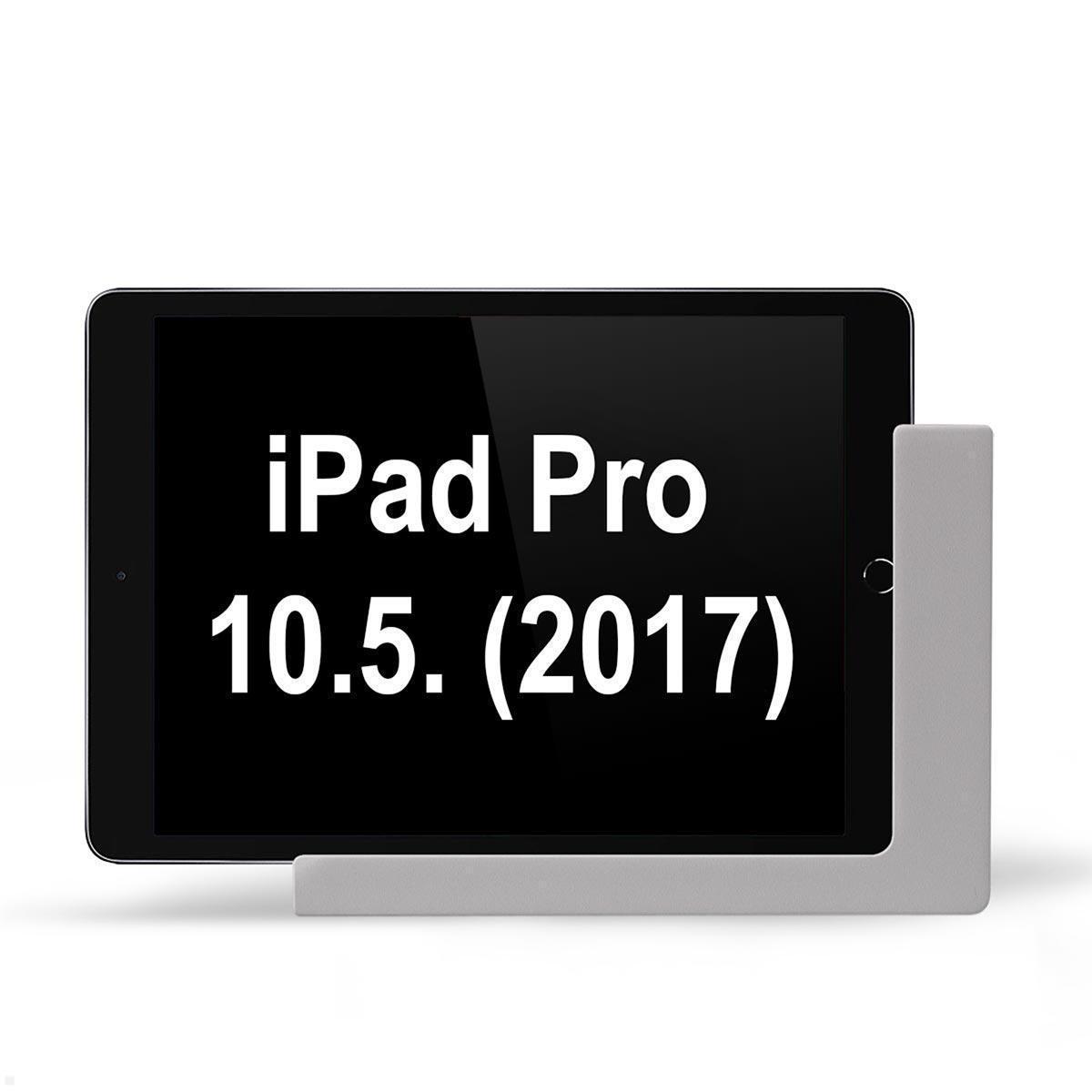 TabLines TWP016S Wandhalterung für Apple iPad Pro 10.5 (2017), silber