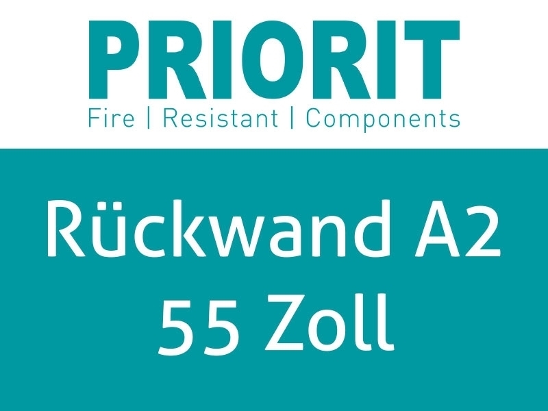 Priorit Rückwand für Monitor Brandschutzgehäuse A2 PRIODIS Basic 55Zoll