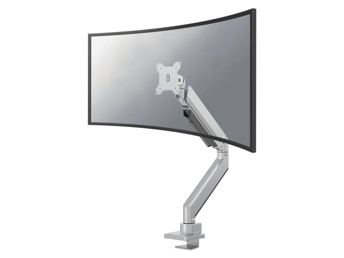 NewStar NM-D775SILVERPLUS Tischhalterung für Curved Monitore bis 49“, silber