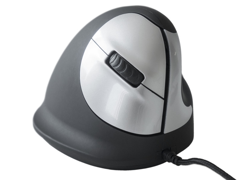 R-Go HE Mouse ergonomische Maus M rechts RGOHE, drahtgebunden