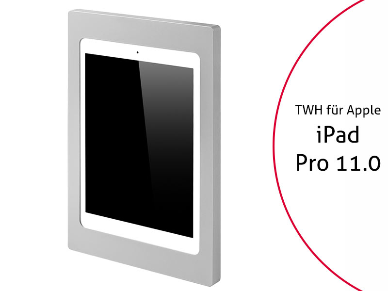 TabLines TWH022S Tablet Wandhalterung für Apple iPad Pro 11.0 Zoll, silber