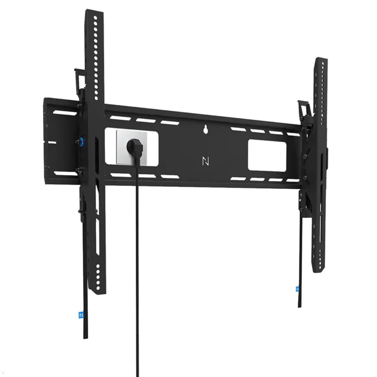 Neomounts Level WL35-750BL18 neigbarer Schwerlast TV Wandhalter 43 - 98 Zoll, 125 kg, Aussparung für Netzstecker