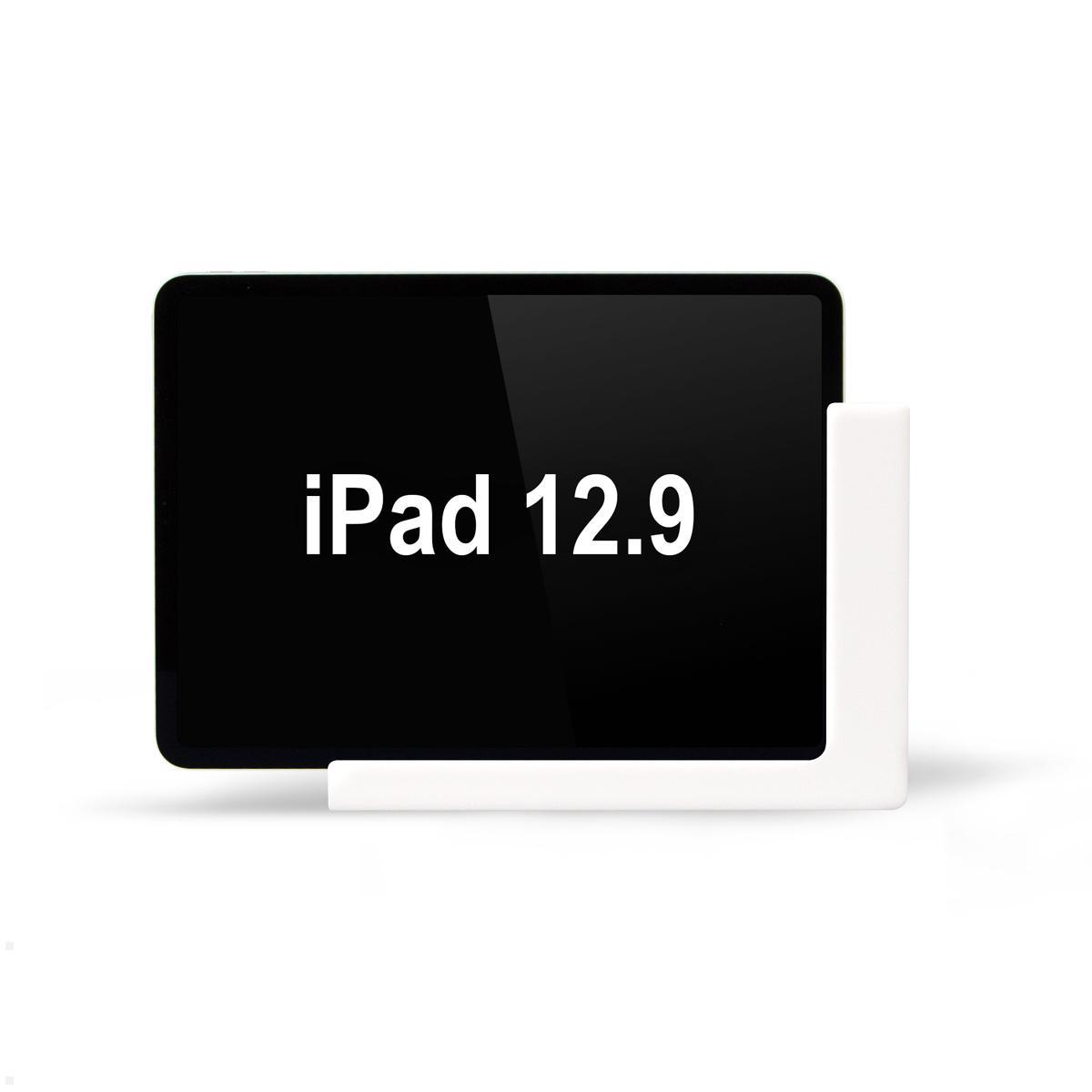 TabLines TWP025W Wandhalterung für Apple iPad Pro 12.9 (1. / 2. Gen.), weiß