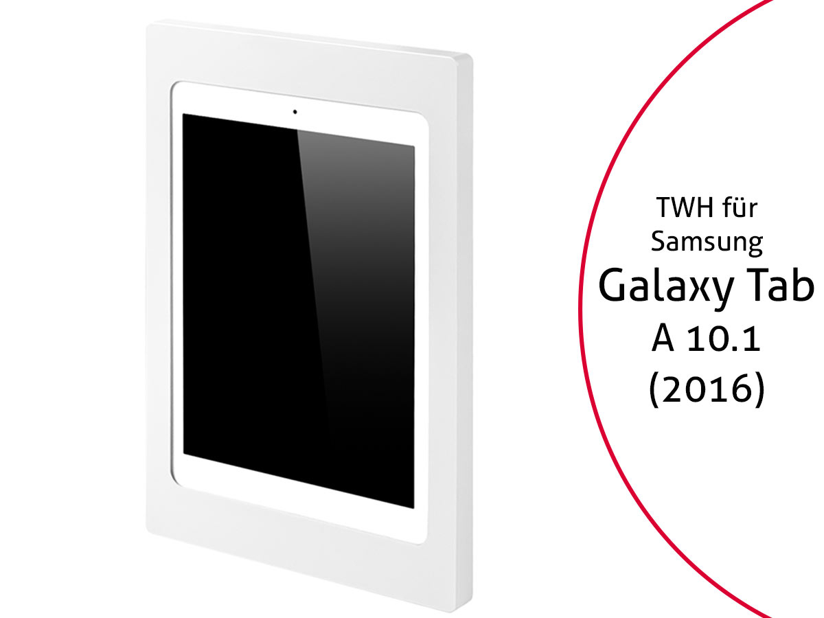 TabLines TWH023W Tablet Wandhalterung für Samsung Galaxy Tab A 10.1, weiß