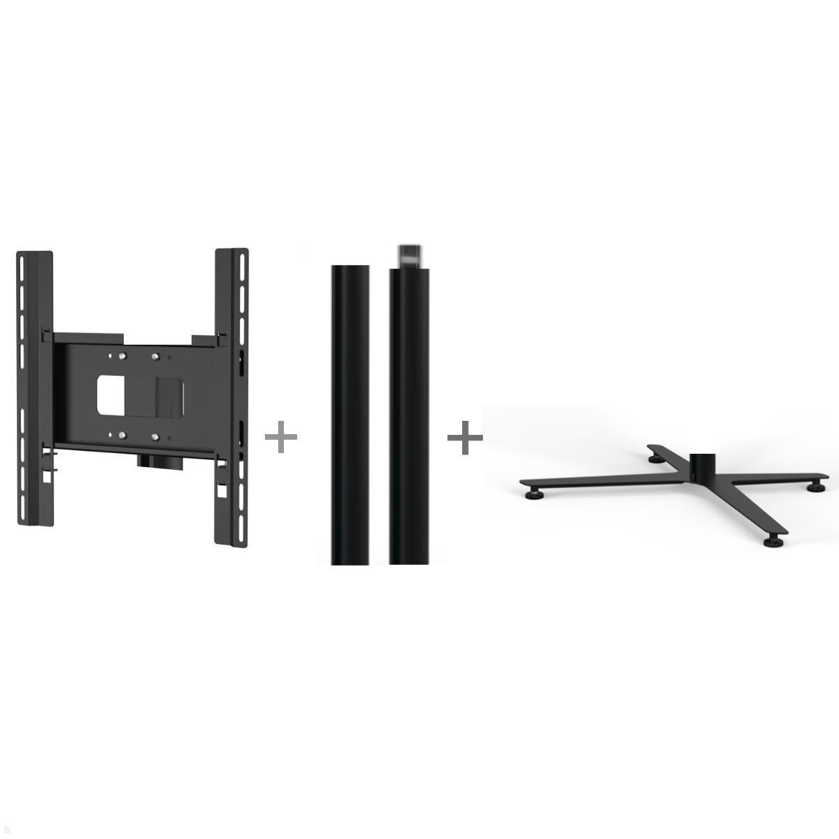 SMS Messekit Monitorständer Icon FM T 1800 (2-teilig) ohne Transportcase, Lieferumfang